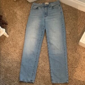 Classic Blue Straight Leg Jeans